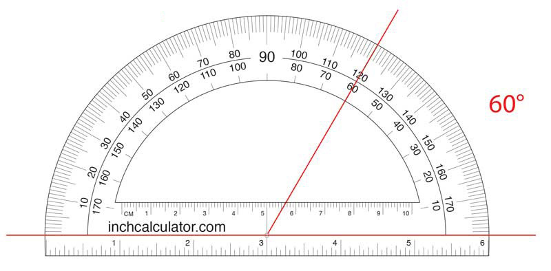 Find an acute angle measurement using a protractor